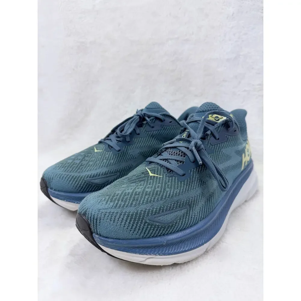 Hoka Clifton 9 Mens Running Shoes Mountain Spring Blue Sapphire Size 11D